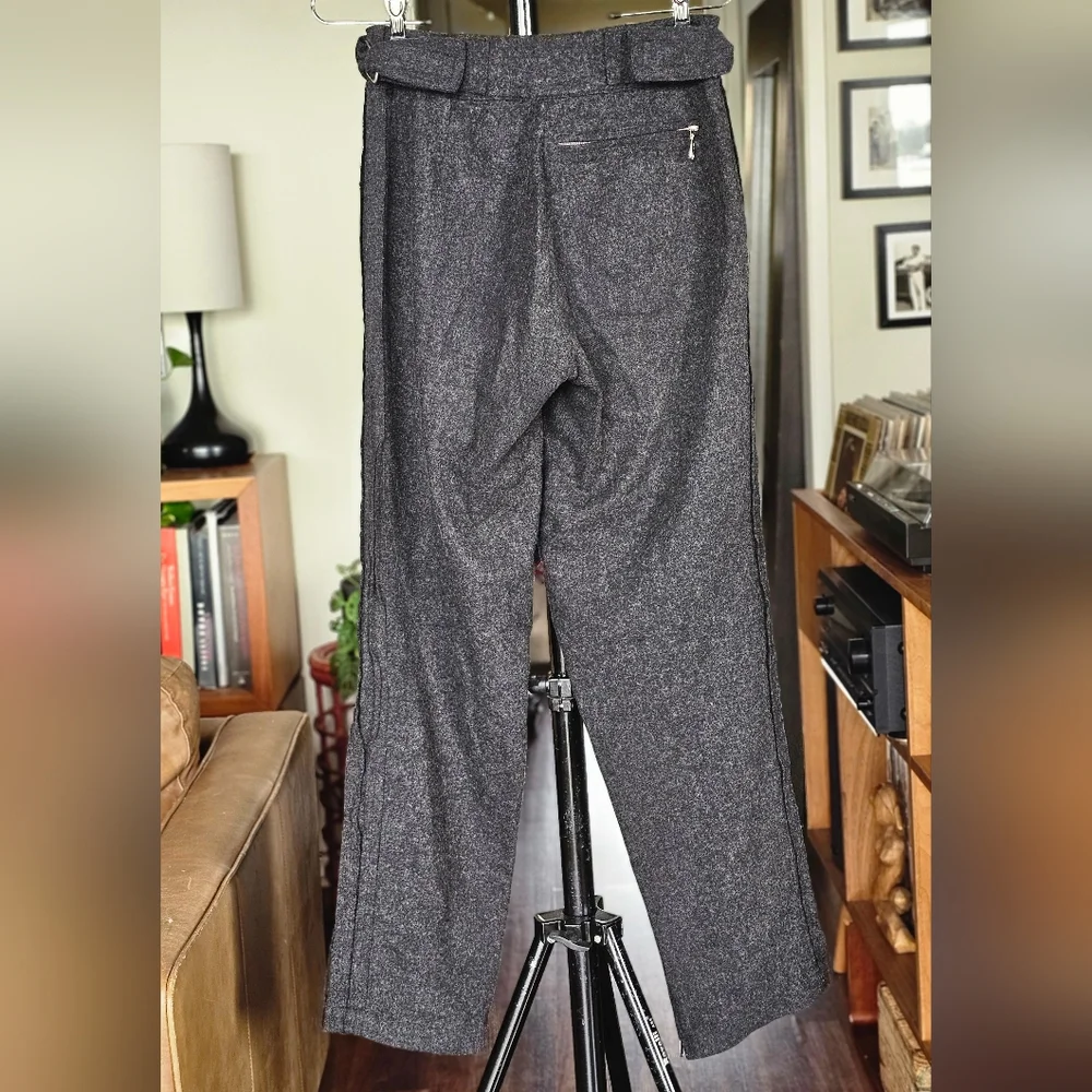 Dexter Wong Vintage 90s Men's Gray Wool Trousers